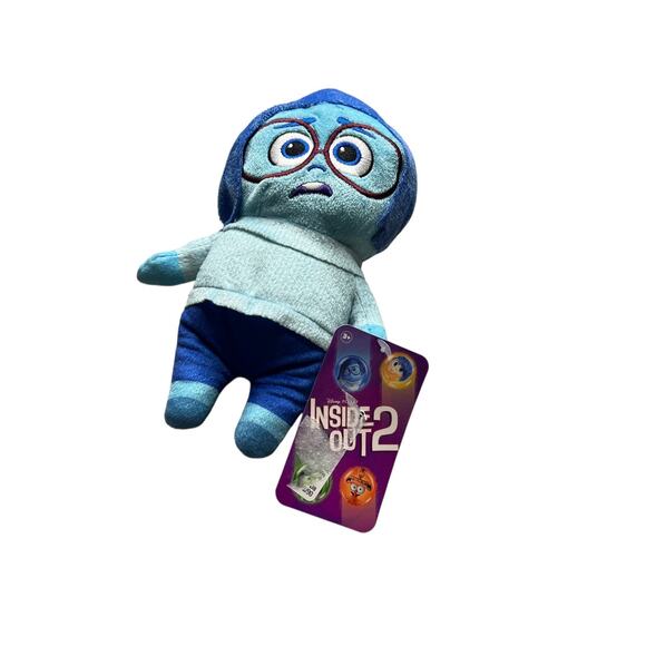 Disney Pixar Inside Out SADNESS 7" Plush Toy doll RARE NWT - Picture 3 of 5